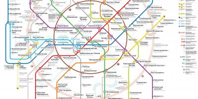 Moskva dopravy mapu