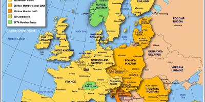 Moskva na mape európy