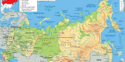 Rusko Moskva mapu