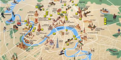 Turistické mapy Moskvy